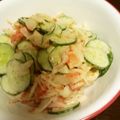 サトモユリア's cooksnap of when they made 胡瓜とカニカマのサラダ.