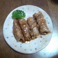 じゃいや's cooksnap of when they made 肉巻えのきちゃん♡♡.