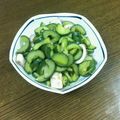 naomam0127's cooksnap of when they made イカとキュウリのピリ辛炒め　.