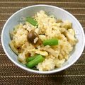 ヌーシ's cooksnap of when they made 楽チン激ウマ☆舞茸と卵のピリ辛混ぜご飯♪.