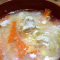 だままちゃん's cooksnap of when they made 鶏肉のダシがきいてる簡単かきたま汁☆.