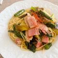 にゃ太郎さん's cooksnap of when they made ポポラ風♪なすベーコンしょうゆ味パスタ♪.