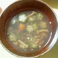 ★ａｓｍ★'s cooksnap of when they made おくらとなめこのお吸い物.