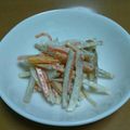 もっちりっち's cooksnap of when they made ごぼうとにんじんのアーモンドマヨサラダ.