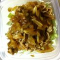 さ、福也's cooksnap of when they made たまねぎソースで☆豚丼.