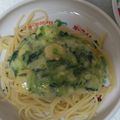 o1111co's cooksnap of when they made ほうれん草とシーフードのクリームパスタ.