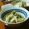 むーこた's cooksnap of when they made 冷たい☆長いもとオクラの箸休め.