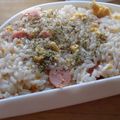 ぷちゃごん's cooksnap of when they made ソーセージ、ドライトマトのおにぎり.
