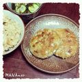 ♡MaMoM♡'s cooksnap of when they made 里芋と割干しキムチのお焼き.
