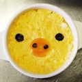yum1k0's cooksnap of when they made そぼろごはんで＊簡単リラックマ弁当.