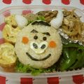 赤い電話's cooksnap of when they made キャラ弁　はなかっぱ~やまのふじ.
