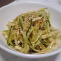 tadanoOL's cooksnap of when they made きゅうりとキャベツのナムル風サラダ.