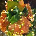 まーぶる's cooksnap of when they made マグロのお刺身☆変り和え♪.