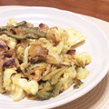 umizarusuki's cooksnap of when they made 鶏肉のゴーヤとキャベツのカレーマヨ炒め♪.