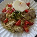 スタイリッシュママ's cooksnap of when they made トマト入り！すき焼き風~焼きうどん☆.