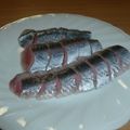 sannpati's cooksnap of when they made 刺身よりうまい。〆サンマとルイベ。.