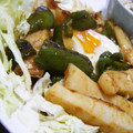 キャシーキャサリン's cooksnap of when they made 焼肉のタレで簡単☆イカピーのカレー風炒め.