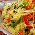 mmameco's cooksnap of when they made そうめんかぼちゃのエスニック風炒め.