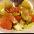 ユリユッキー's cooksnap of when they made セロリとトマトのすだちサラダ.