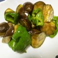 まんまるまうちゃん's cooksnap of when they made なすとピーマンの炒め物.