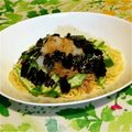 そうたくうくう's cooksnap of when they made ツナとオクラのおろしパスタ✿～柚子風味～.