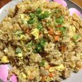 まっちゃたん's cooksnap of when they made 豚の生姜焼きで簡単チャーハン.