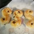 プロイセンのうさぎ's cooksnap of when they made ルッセカッテル（サフランパン）.