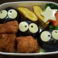 いちごゆか's cooksnap of when they made ☆キャラ弁☆小トトロ＆まっくろくろすけ.