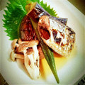 ＊こんちママ＊'s cooksnap of when they made 旬で旨い和食☆秋ナスとサンマの焼きびたし.
