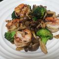 井上織姫's cooksnap of when they made アスパラキノコ沢山☆むきえびのバター炒め.