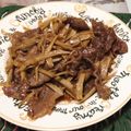 すみそあん's cooksnap of when they made 牛肉のごぼう炒め煮.