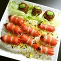 puniＫ's cooksnap of when they made パチンコ★ＣＲ海物語「魚群」キャラ弁.