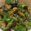 rikodeco's cooksnap of when they made 茄子とピーマンの味噌炒め.
