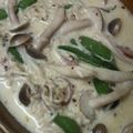 kimimaruo's cooksnap of when they made きのこの柚子マスタードクリーム煮.