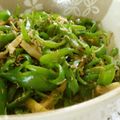 びあわいん's cooksnap of when they made じゃこピーマン炒め.