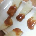 まじぱんうさぎ。's cooksnap of when they made 冷ご飯だけで簡単おやつ♪こねつけ.