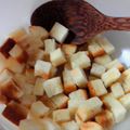 MicioMicia's cooksnap of when they made レンジでクルトン.