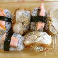 komutatata's cooksnap of when they made 照り焼きむすびとごま鮭むすび.