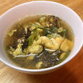 きっかママ's cooksnap of when they made もずくと卵のふわとろスープ♡.