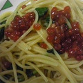 館澄海's cooksnap of when they made ほうれん草といくらの和風パスタ☆.