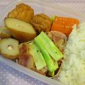 バカリャウ's cooksnap of when they made ﾌﾞﾛｯｺﾘｰの芯で簡単弁当おかず☆.