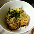 りんぱぱん's cooksnap of when they made 簡単♪麺つゆで親子丼☆コク出しに…アレ☆.