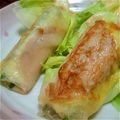 さんさん1010's cooksnap of when they made 【農家のレシピ】オクラとハムの生春巻き.