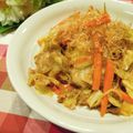 bobitin's cooksnap of when they made 下宿生応援レシピ！カレー焼きそば☆.
