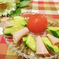 bobitin's cooksnap of when they made 切って盛るだけ☆おしゃれに見えるサラダ♪.