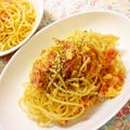 うさぎ君's cooksnap of when they made カルボ風そぼろパスタ.