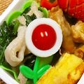 ぷらすないん's cooksnap of when they made キャラ弁に★ちくわでお花★.