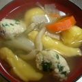 あでぃでぃ's cooksnap of when they made かぼちゃすいとんの味噌汁.