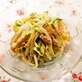 うさぎ君's cooksnap of when they made きゅうりと卵のしっとりゴママヨ和え✿.