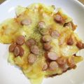 3姉妹ちゃんママ's cooksnap of when they made お手軽☆ポテトのピザ風♪.